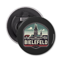 Retro Bielefeld Skyline