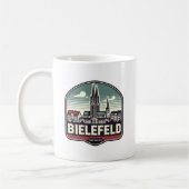Retro Bielefeld Skyline Koffiemok (Links)