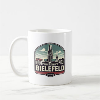 Retro Bielefeld Skyline Koffiemok