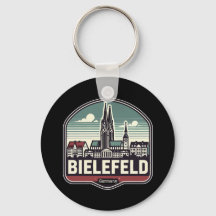 Retro Bielefeld Skyline