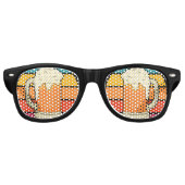 Retro Bier Goggles Party Zonnebril (Voorkant)