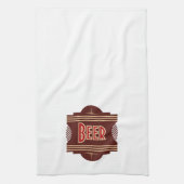 Retro Bier Logo Bar Handdoeken (Verticaal)