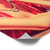 Retro bier meisje poster (Hoek)