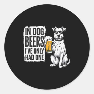 Retro Bier Pun Bar Pub Crawl Feest Mannen - Grappi Ronde Sticker