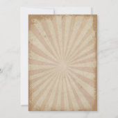 Retro  bieren laarzen Cowboy Adult Birthday Kaart (Achterkant)