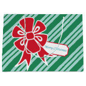 Retro Big Bow Gift Bag Large Cadeautasje (Voorkant)