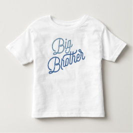 Retro Big Brother Colorful Blue Kinder Shirts
