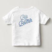 Retro Big Brother Colorful Blue Kinder Shirts (Achterkant)