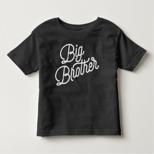 Retro Big Brother White Typografie Kinder Shirts