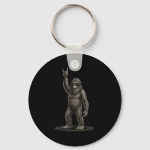Retro Big Foot Rock Muziek Geschenken Mannen Vrouw Sleutelhanger