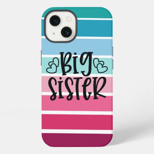Retro Big Sister iPhone Hoesje (Achterkant)