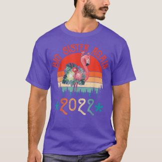 Retro Big Sister opnieuw 2022 Zwangerschap Anno T-shirt