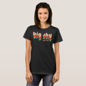 Retro Big Sky Ski T-shirt (Voorkant volledig)