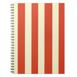 Retro Big Striped Spiral Notitieboek
