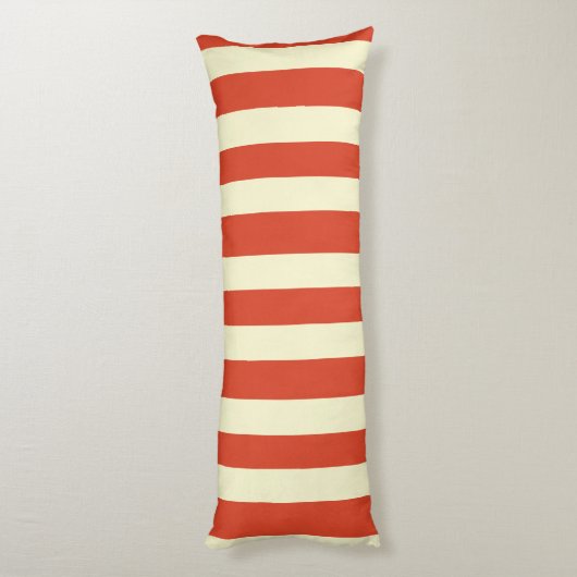 Retro Big Top Striped Body Pillow Lichaamskussen (Achterkant (Verticaal))