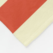 Retro Big Top Striped Fleece Blanket Deken (Hoek)