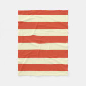 Retro Big Top Striped Fleece Blanket Deken (Voorkant)
