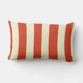Retro Big Top Striped Lumbar Pillow Kussen (Achterkant)