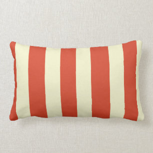 Retro Big Top Striped Lumbar Pillow Kussen