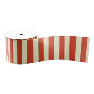 Retro Big Top Striped Ribbon Grosgrain Lint