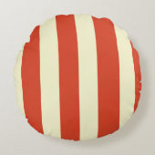 Retro Big Top Striped Round Pillow Rond Kussen (Voorkant)
