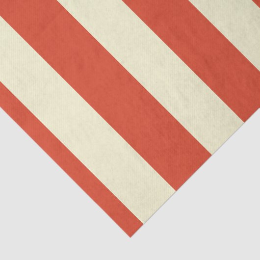Retro Big Top Striped Tissue Paper Tissuepapier (Detail)