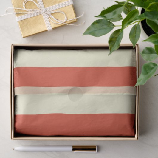 Retro Big Top Striped Tissue Paper Tissuepapier (Geschenk)