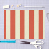 Retro Big Top Striped Tissue Paper Tissuepapier (Craft)