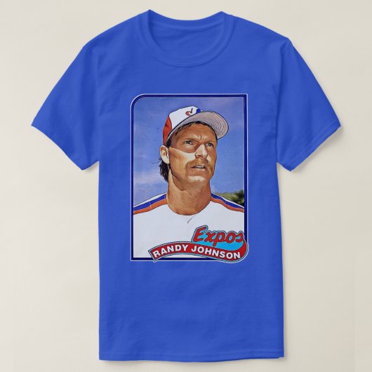 Retro Big Unit Baseball Rookie T-shirt (Design voorkant)