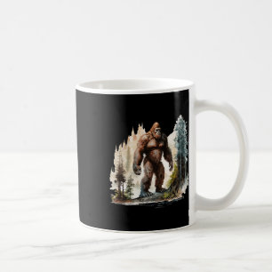 Retro Bigfoot 70s Oud Bos Sasquatch Wandelen  Koffiemok