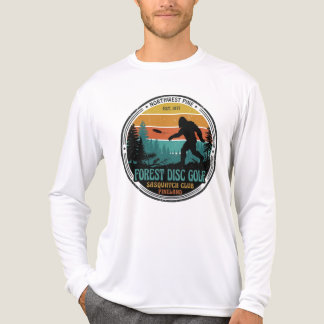 Retro Bigfoot Discgolf Sasquatch Club T-Shirt