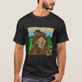 Retro Bigfoot |  kleuren Sasquatch-Pop T-shirt