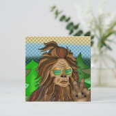 Retro Bigfoot | Pop Art Sasquatch (Staand voorkant)