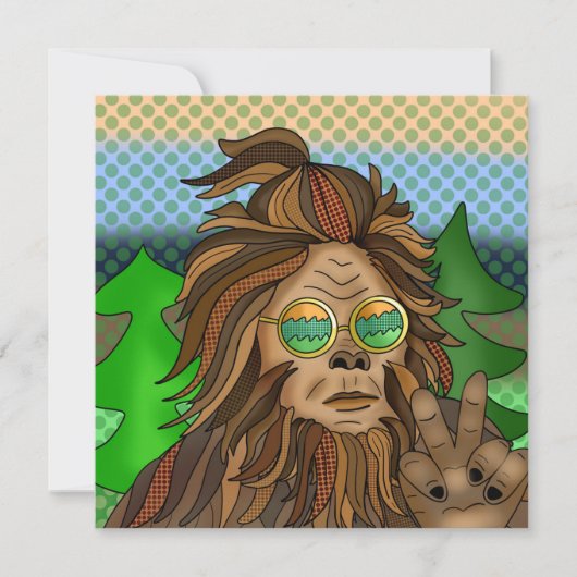 Retro Bigfoot | Pop Art Sasquatch (Voorkant)