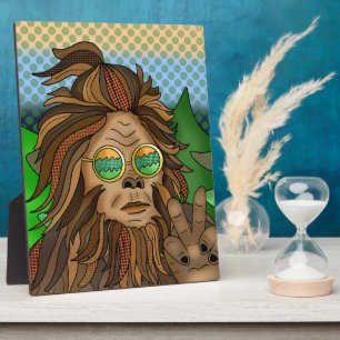 Retro Bigfoot   Pop Art Sasquatch Fotoplaat