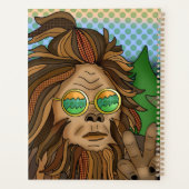 Retro Bigfoot | Pop Art Sasquatch Planner (Achterkant)