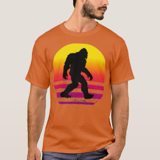 Retro Bigfoot Sasquatch 12 T-shirt