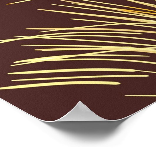 Retro Bigfoot  Sasquatchgebergte Poster (Hoek)