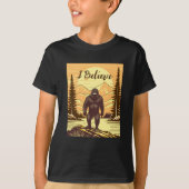 Retro Bigfoot Sasquatchgebergte T-shirt (Voorkant)
