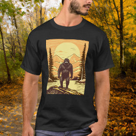 Retro Bigfoot  Sasquatchgebergte T-shirt