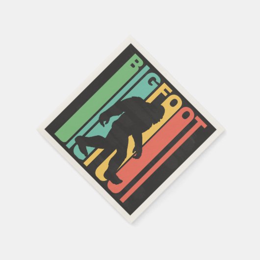 Retro Bigfoot Servetten (Hoek)