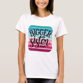 Retro Bigger Sister T-shirt (Voorkant)