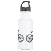 Retro Bike Bottle Waterfles (Voorkant)