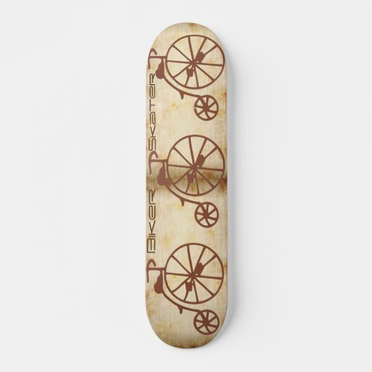Retro Bike Skateboard (Voorkant)