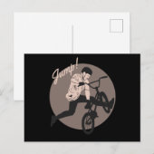 Retro Biker Design - Spring Briefkaart (Voorkant / Achterkant)