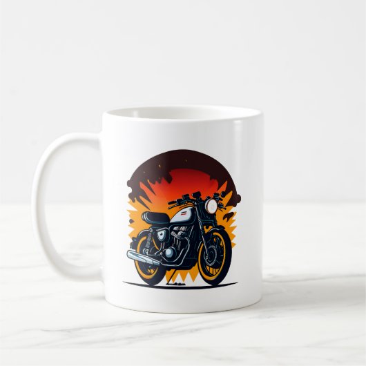 Retro Biker Koffiemok (Links)