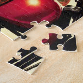 Retro Biker Pin-up Legpuzzel (Zijkant)