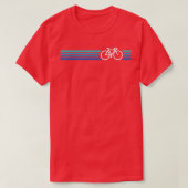 Retro Biking Style Blue T-shirt (Design voorkant)