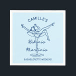 Retro bikini's en martinis vrijgezellenweekend servet<br><div class="desc">Vier in stijl met deze leuke Retro Bikini's en Martinis Bachelorette Weekend Napkins! Perfect voor het toevoegen van een  flair aan uw feest,  deze servetten zijn geweldig voor een uitje voor meisjes. Overeenkomende items in Cava party design.</div>