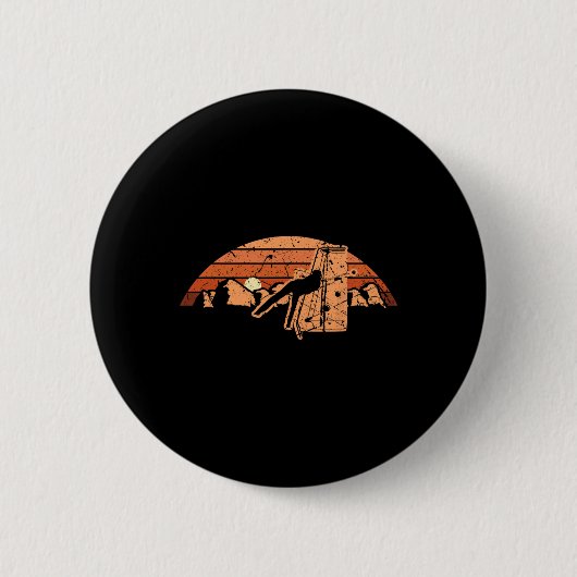 Retro Biljart Game 8 -ll Pool Player Tou Ronde Button 5,7 Cm (Voorkant)